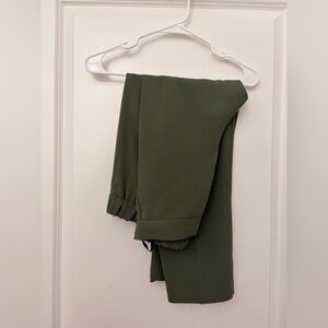 Babaton Olive Green Trousers